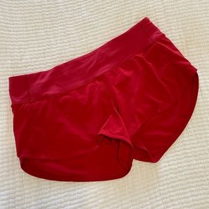 Lululemon speed shorts